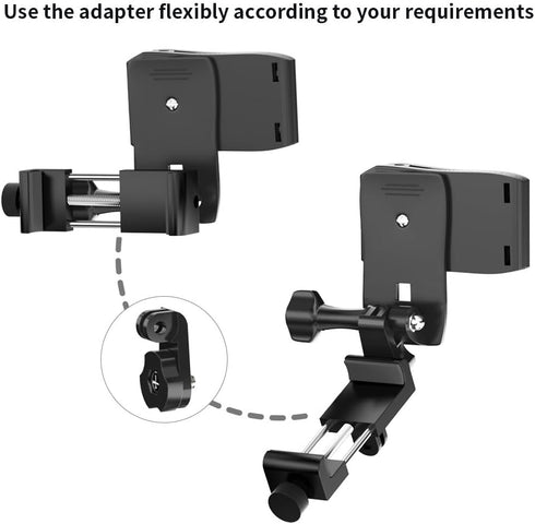 Anti-Slide Backpack Strap Clip Mount for Phone 360 Degree Rotary Backpack Clamp Mount for Video Recording...